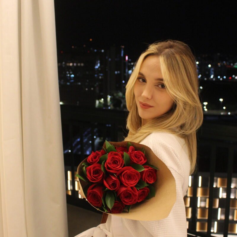 Bouquet de rosas vermelhas floricultura Brasília